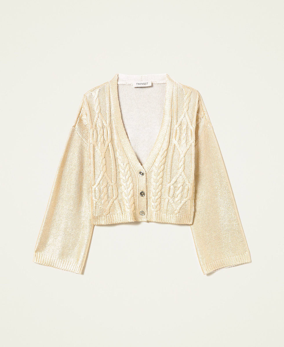 Cardigan Twinset oro